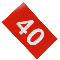 值盾 ZSYDON 护轨轮缘槽宽标志 反光膜 120x70mm/个