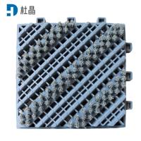 杜晶 三合一防滑地垫三刷 120*180cm灰色 块