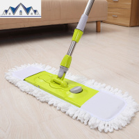 大号懒人60CM平板拖把瓷砖家用木地板旋转拖把棉线干湿拖 三维工匠