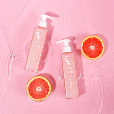 血橙vc小苏打水果味牙膏按压式液体去去口臭清新口气家庭装1瓶