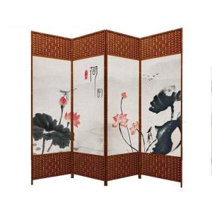 屏风隔断客厅装饰玄关墙简易折叠实木移动折屏时尚办公室简约现代