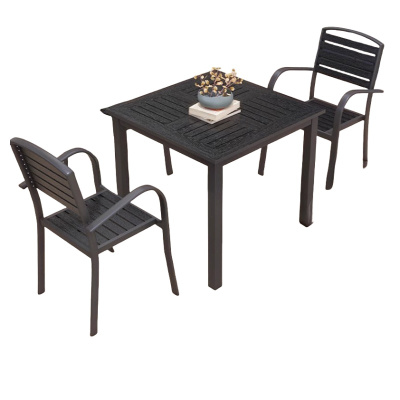 攸形户外桌椅80*80*72cm+2椅套