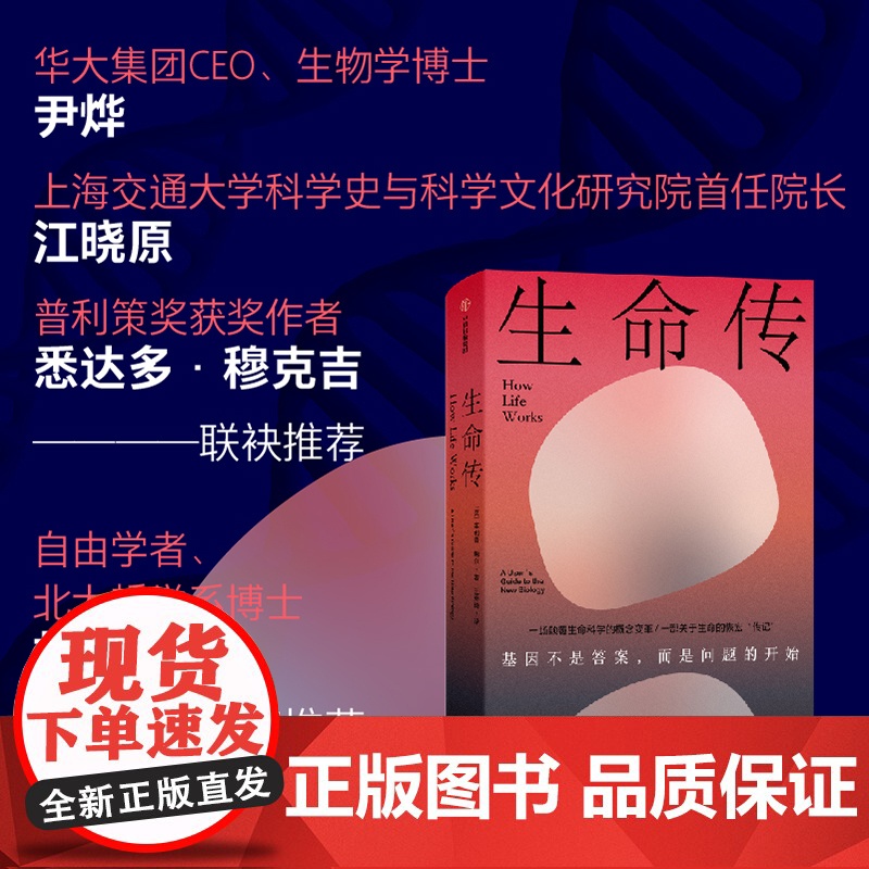 生命传 (英)菲利普·鲍尔 著 王乔琦 译 中信出版社 生物科学 科普读物其它