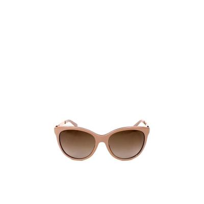 古驰(GUCCI)女款太阳镜淡粉色醋纤材质有色镜片徽标点缀时尚百搭 棕色