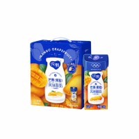 蒙牛纯甄酸奶口感醇厚奶香浓郁纯甄芒芒西柚味风味酸奶200g*10盒