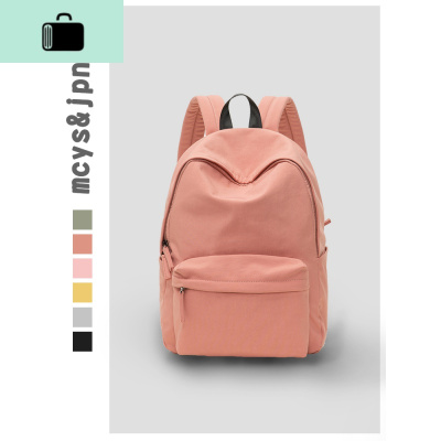 背包女双肩书包大学生韩版高中初中学生大容量校园简约时尚百搭潮NEW LAKE女手包