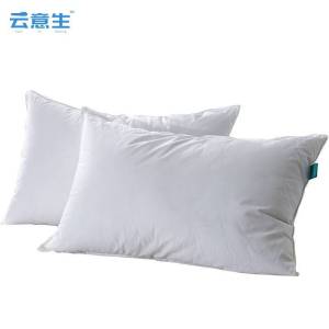 云意生 全棉羽丝绒枕芯 1200g 45*75cm(±3cm)/个