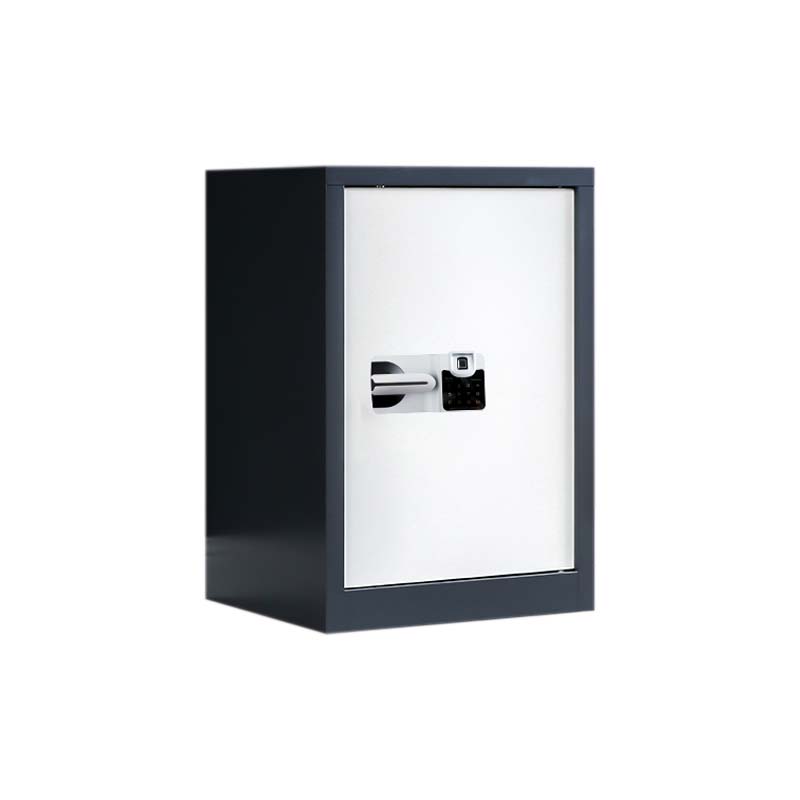 东升顺保密柜财务档案柜文件柜办公室资料储物柜保险柜电子密码国保锁 单门灰+白-国保指纹锁