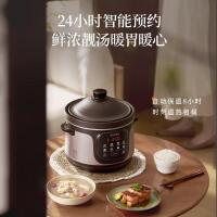 苏泊尔电炖锅5L大容量电炖盅煮粥煲汤锅电砂锅养生锅 DG40YC887 咖啡色 DG40YC887 4L
