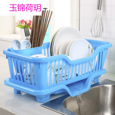 P厨房置物架厨具储物架塑料沥水架盘 餐具碗碟收纳架碗柜碗架