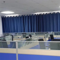 福芳布艺窗帘办公室会议室宿舍窗帘300*270cm/副