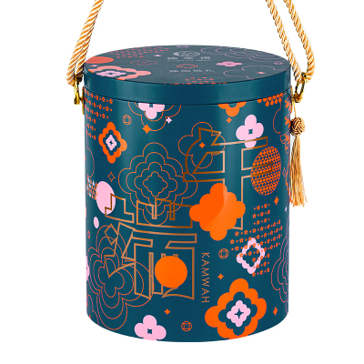 KAMWAH锦华礼端阳悦礼-鲜肉豆沙蜜枣甜粽糕点曲奇礼盒装1168g