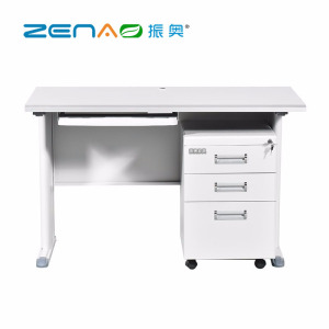 振奥 钢制办公桌职员工财务桌工作台带锁带抽屉/台