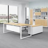 易企采 140*70CM含长侧柜不含椅 主管经理单人办公桌 单位:套