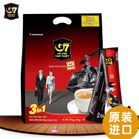 越南进口中原G7咖啡1600g 越文版原味三合一速溶咖啡粉袋装100条装学生冲饮