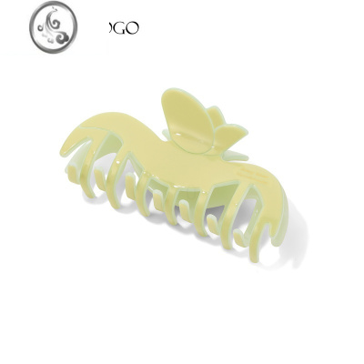 JiMi简约高级感亚克力抓夹女后脑勺发抓鲨鱼夹发卡子夏天发饰