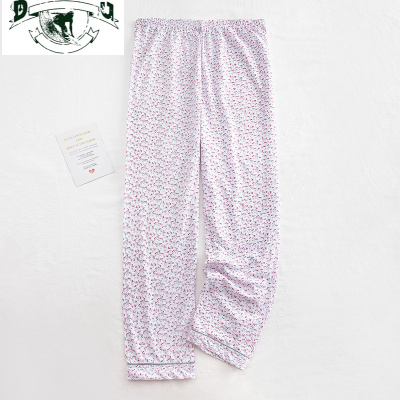 HLCOMAN中老年秋季薄款秋裤棉大码睡裤女内穿长裤200斤老人宽松家居裤睡裤