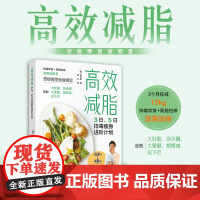 生活-高效减脂:3日、5日排毒瘦身进阶计划2个月狂减15kg想瘦哪里瘦哪里排毒饮食简易拉伸快速精准效果加倍减脂瘦身轻食瘦