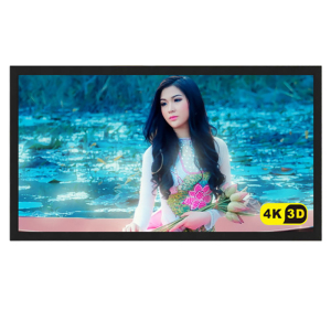 经科JK画框投影幕布投影机中边框N4-FL/W1玻纤白幕150寸16:9