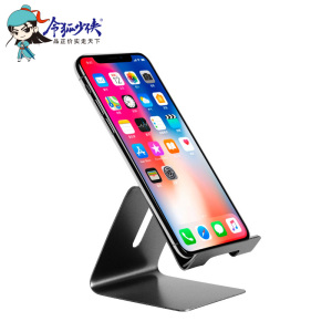 令狐少侠金属支架桌面直播手机支架懒人床头平板适用于华为小米vivo荣耀红米手机座