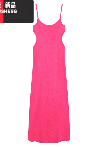 YIBUSHENG纯欲风辣妹吊带连衣裙女季设计感镂空收腰包臀裙长裙子