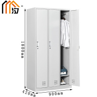 汐铁皮衣柜三门台