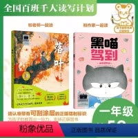 [59期 一年级] 落叶+黑喵驾到 [正版]2024大阅小森祖庆说 落叶+黑喵驾到:神奇便利店 百班千人59期一年级1年