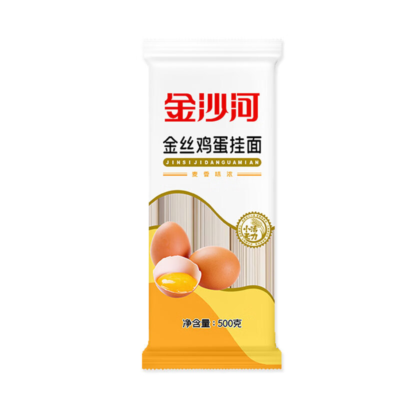 金沙河 金丝鸡蛋挂挂面/ 500g