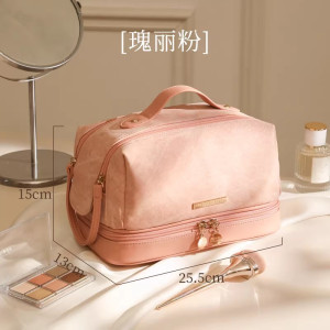 化妆包收纳袋女新款便携式洗漱化妆品大容量出差旅行高端包包1085