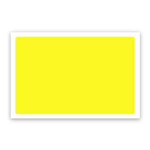 海格利100mm*70mm 标签胶贴 1.00 盒/个 (计价单位:个) 黄色 贴纸 防水防油 防刮耐撕 附着力强