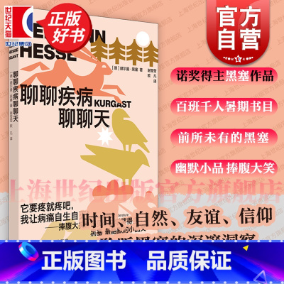 聊聊疾病聊聊天 [正版]聊聊疾病聊聊天 2024百班千人暑期书目赫尔曼黑塞名著世纪文景文学散文诺贝尔文学奖得主德国散文图