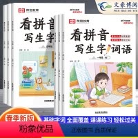 看拼音写生字词语 一年级下 [正版]2024看拼音写生字词语一二年级三四五六年级上下册语文专项训练生字注音人教版拼音拼读