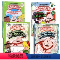 内裤超人全彩漫画4册全套 [正版]内裤超人TV版全彩漫画书 英文原版绘本 George and Harold's Epi