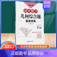 单本全册 [正版]周计划初中数学几何综合题高效训练7七年级 初一7七年级上下册数学思维训练应用题 真题必刷题专项