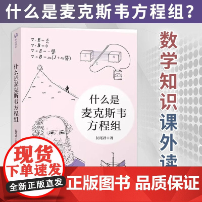 什么是麦克斯韦方程组 长尾君 中小学生微积分高等数学科普书籍 数学知识课外读物 量子力学物理 清华大学出版社