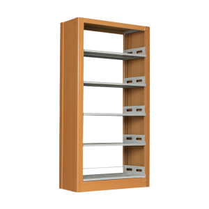 匡大钢质图书架报刊架多层置物架图书馆阅览室书报架单组五层主架