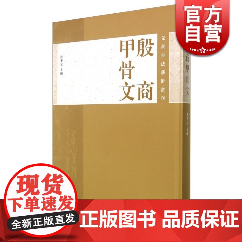 殷商甲骨文 先秦书法艺术丛刊 甲骨文专题研究 濮茅左著 收录其中七十余片重要甲骨的图片 汉字文史研究图书籍 中西书局 世