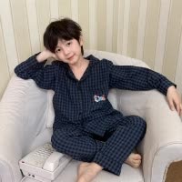 儿童装男童春装睡衣2026新款春秋款中大童长袖春季男孩家居服
