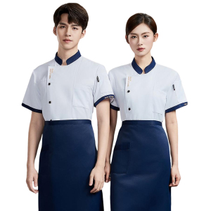 天鸣TMLY1681 厨师服 长短袖可选 源头工厂 可定制 M-4XL 套