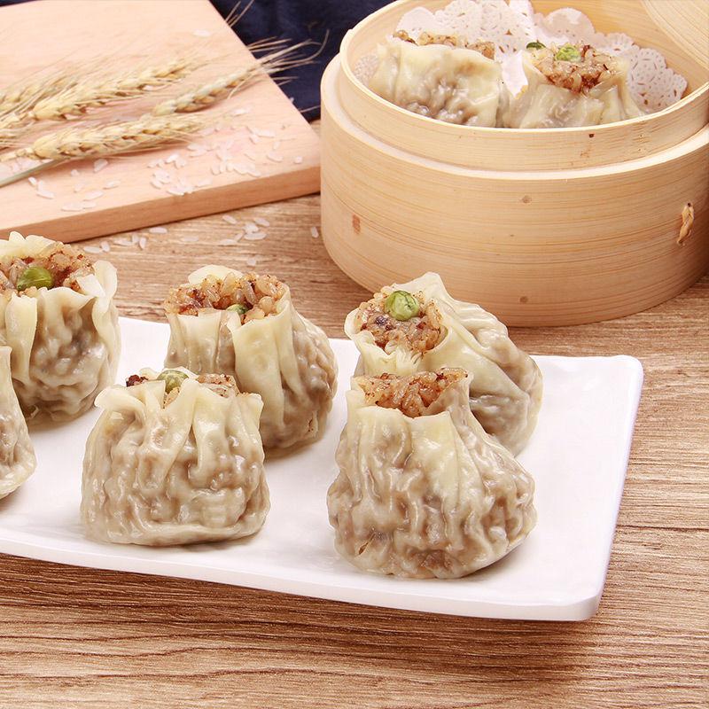 川味烧麦糯米烧卖速冻零食速食早餐半成品冷冻运输 卤肉烧麦500g*2袋