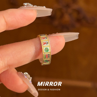 999纯银麻将戒指女指环尾戒个性创意时尚礼物2025新送女朋友老婆情人节七夕生日礼物