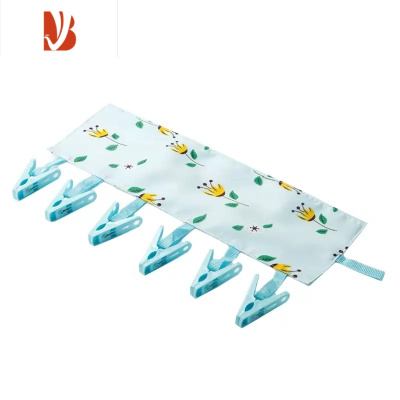 三维工匠旅行衣架便携可折叠出差旅游晾晒内衣袜子小夹子浴室挂架晒衣夹