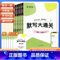 [2本]默写大通关+同步作文 一年级上 [正版]2024版新领程默写大通关1一2二3三4四5五6六年级上册语文人教版小学