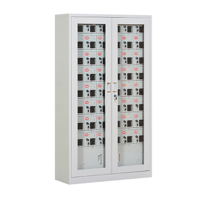 慧采云 钢制48门手机充电柜电子设备对讲机管理柜手机保管箱存放箱手机寄存柜