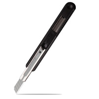 晨光(M&G)文具9mm小号美工刀 壁纸刀裁纸刀/小刀 办公用品 黑色 ASSN2254