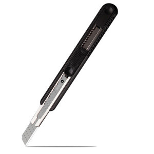 晨光(M&G)文具9mm小号美工刀 壁纸刀裁纸刀/小刀 办公用品 黑色 ASSN2254