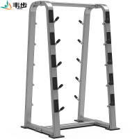 韦步F-1047商用双面杠铃架健身房固定小杠铃杠铃杆摆放架