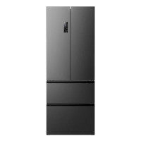 容声 BCD-455WD1MPLA 格调灰 455升IDP净味法式冰箱70cm宽超窄门零嵌入式小户型一级能效底部散热冰箱