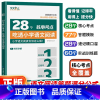 语文阅读万能公式 小学通用 [正版]28个核心考点吃透小学语文阅读一二三四五六年级人教版阅读答题公式法实战突破练习题真题