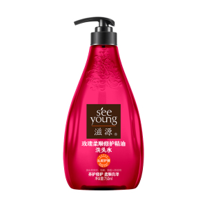 滋源玫瑰柔顺修护精油洗头水750ml/瓶